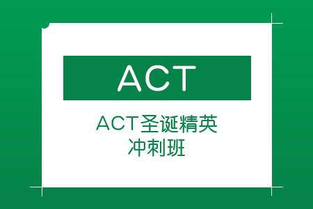 ACT圣诞精英冲刺班