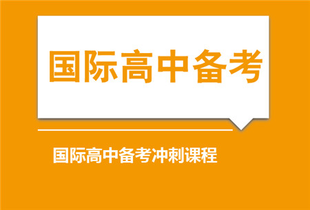 国际高中备考冲刺课程